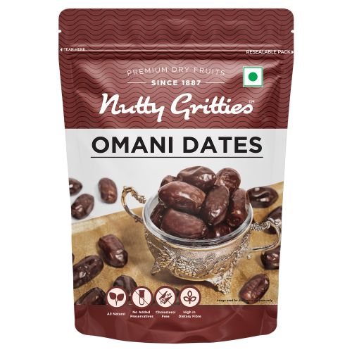 Nutty Gritties: Omani Dates, Khajoor - 500g