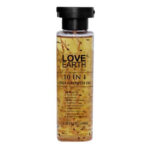 Love Earth: 10 In 1 Hair Growth Oil Yellow
