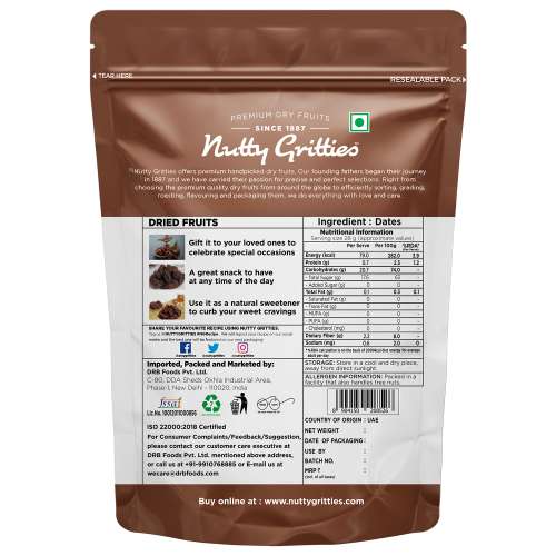 Nutty Gritties: Medjool Dates - 350g