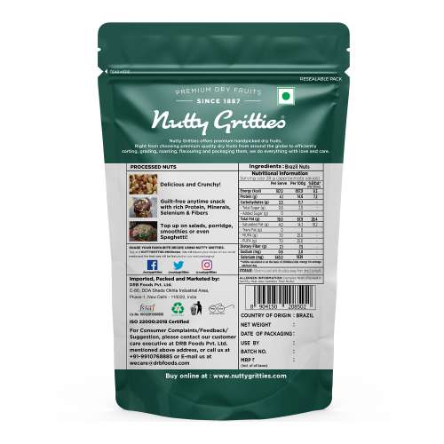 Nutty Gritties: Brazil Nuts - 150g