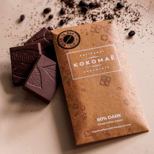 Kokomae: Chocolaty Bliss: Holi Bean to Bar Chocolate Bonanza with 4 Chocolate Bars & 3 Jars
