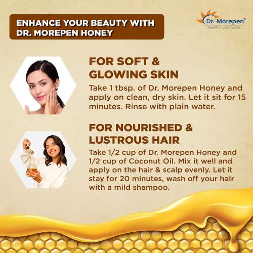 Dr. Morepen: Natural & Pure Honey - Pack of 2 - 250g Each