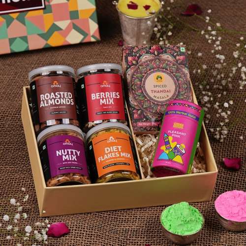 Omay Foods: Cheerful Treats Holi Gift Box