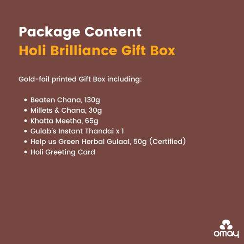 Omay Foods: Holi Brilliance Gift Box