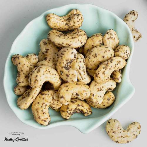 Nutty Gritties: Southern Pepper Cashews & Thai Chilli Blend Combo - 400g (2 Pack of 200g each)