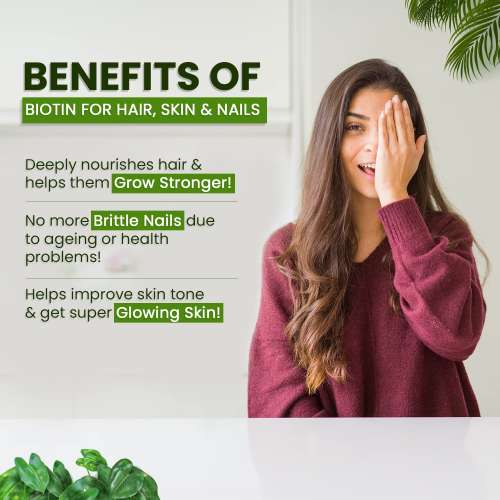 Vlado's Himalayan Organics: Biotin 10,000Mcg for Hair Growth- 120 tablets