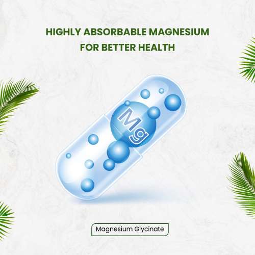 Vlado's Himalayan Organics: Highly Absorbable Magnesium Glycinate | Support Overall Nerve And Muscle Health | Strong Bones For Men & Women - 120 Vegetable Capsules