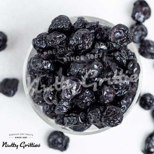 Nutty Gritties: Blueberries Dried & Whole Healthy Snack - 300g (2 Pack of 150g each)