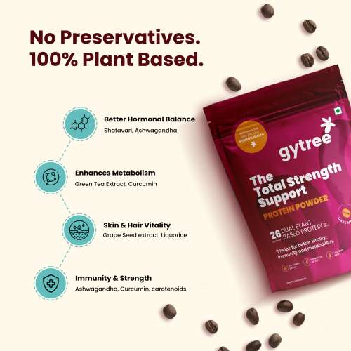 Gytree: The Total Strength Support Protein Powder (Cafe Mocha) (500gms)