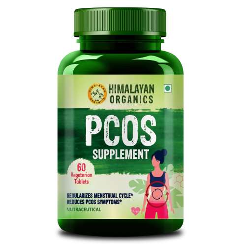 Vlado's Himalayan Organics: PCOS Multivitamin Supplement 2000mg Myo-Inositol, Caronositol, Folate, Chromium, Calcium & Vitamin D | 60 Veg Tablets