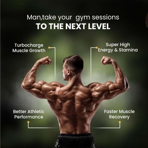 Vlado's Himalayan Organics: Testosterone Booster | Supports Muscle & Energy Boost | With Vitamin D3, Magnesium, Zinc, Tribulus, Ashwagandha & Safed Musli | 60 Veg Tabs