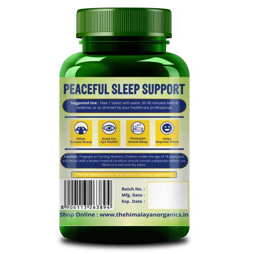 Vlado's Himalayan Organics: Melatonin 10mg + Tagar 250mg | Potent Sleep Aid Formula | 120 Veg Tablets