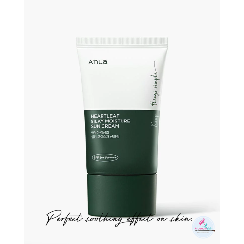 Anua: [RENEW] HEARTLEAF SILKY MOISTURE SUNCREAM 50ml
