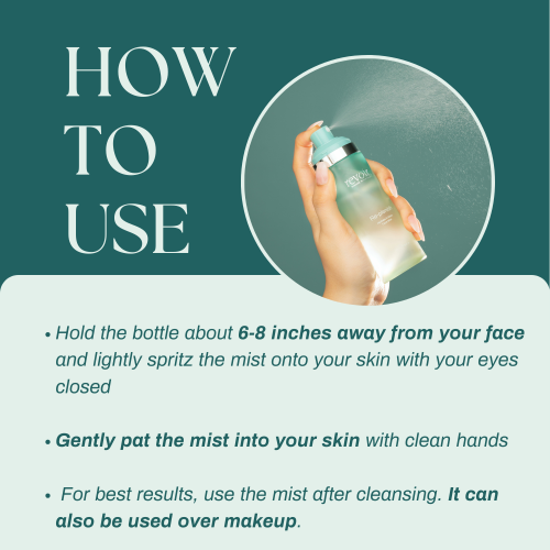 Revoir Skincare: Replenish Spray Toner- 100ml