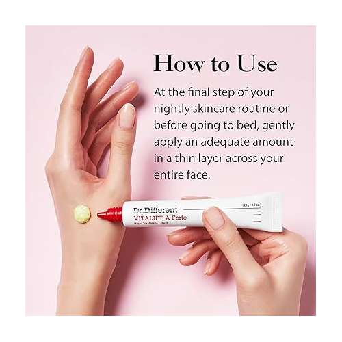 Dr. Different: VITALIFT-A Forte Night Treatment Cream- 20g