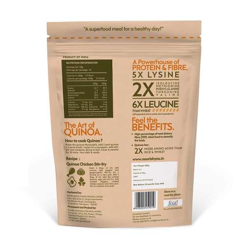 Nourish You: Premium White Quinoa 500G