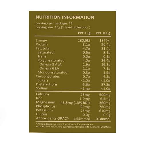 Nourish You: Organic Black Chia Seeds 150G