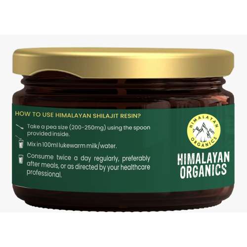 Vlado's Himalayan Organics: Pure Shilajit Resin to Boost Performance,Power, Stamina, Endurance, Strength With Fulvic Acid & 85+ Trace Minerals Complex for Energy,Maximum Potency I - 25g