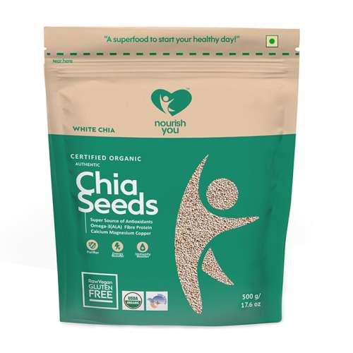 Nourish You: White Chia Seeds 500G