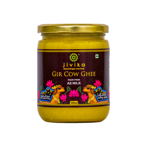 Jivika Pure: Vedic Hand Churned Bilona Gir Cow Ghee  500ml
