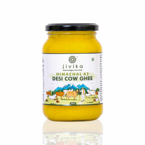 Jivika Pure: Himachal Desi A2 Cow Bilona Ghee  500ml