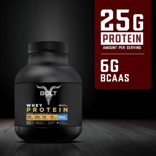 Bolt Nutrition: Nutrition 100% Whey Protein Powder | With Superfood PHYCOCYANIN |2LB/907gm (27 Servings) | Piedmont Chocolate