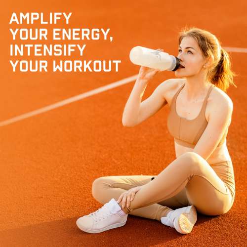 Bolt Nutrition: Pre Workout Supplement With Caffeine, Citrulline Malate, B-Alanine, Taurine | For Explosive Energy, Pump & Focus |Tangy Orange