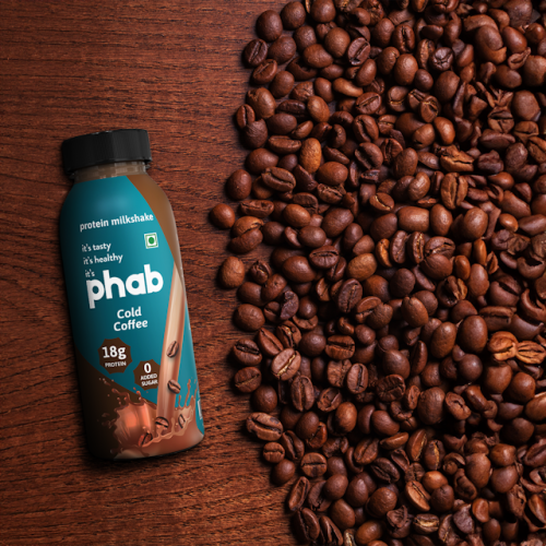 Phab: Protein Milkshake Cold Coffee - Pack of 6 x 200ml
