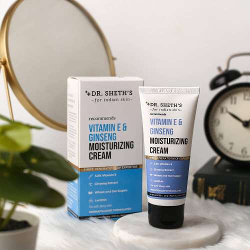 Dr. Sheth's: Vitamin E & Ginseng Moisturizing Cream - 50gm
