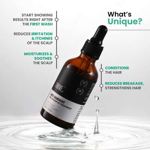 Thriveco: Anti-Dandruff Pre-Shampoo TreatmentLotion - 50ml