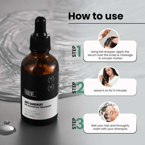 Thriveco: Anti-Dandruff Pre-Shampoo TreatmentLotion - 50ml