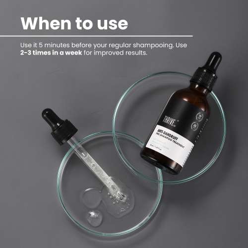 Thriveco: Anti-Dandruff Pre-Shampoo TreatmentLotion - 50ml