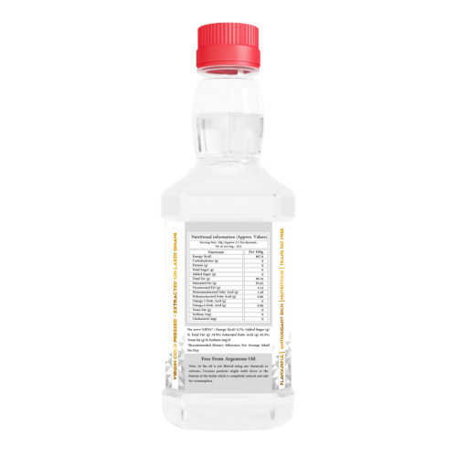 Indic Wisdom: Wood Pressed Virgin Coconut Oil 200 ml (Cold Pressed Coconut Oil - Extracted on Wooden Churner)