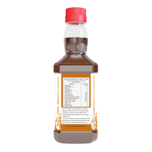 Indic Wisdom: Wood Pressed Mustard Oil 200 ml (Cold Pressed Mustard Oil - Extracted on Wooden Churner)