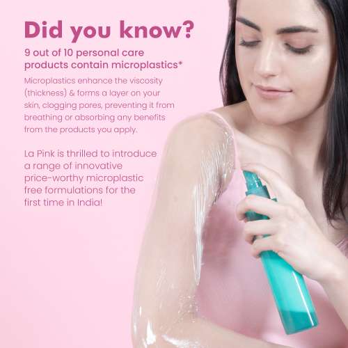 La Pink: Ideal Bright Face Toner | 100% Microplastic Free Formula | For Glass like Brightened skin, Alcohol Free For All Skin Types | 100ml