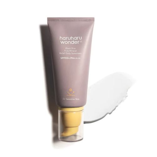 Haruharu Wonder: Black Rice Pure Mineral Relief Daily Sunscreen Unscented 50ml