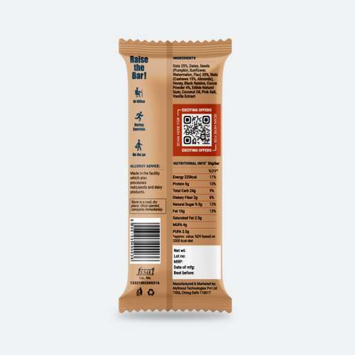 Beyond Food: Meal Replacement Energy Bar - Assorted Pack (Pack of 6)
