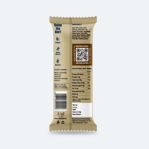 Beyond Food: Meal Replacement Energy Bar - Assorted Pack (Pack of 6)
