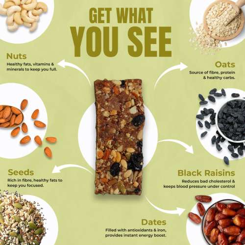Beyond Food: Meal Replacement Energy Bar - Assorted Pack (Pack of 6)