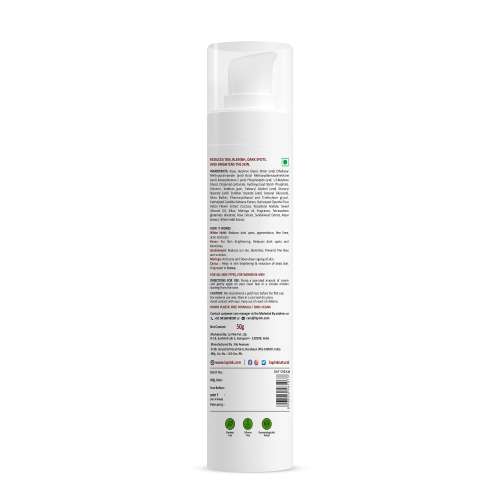 La Pink: Ubtan White Haldi Day Cream with 100% Microplastic Free Formula for Blemish, Pigmentation, Dark Spot & Tan Removal | All Skin Types | 50g