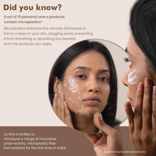 La Pink: Ubtan White Haldi Face Pack Mask with 100% Microplastic Free Formula Blemish, Pigmentation, Dark Spot & Tan Removal | All Skin Types | 100g