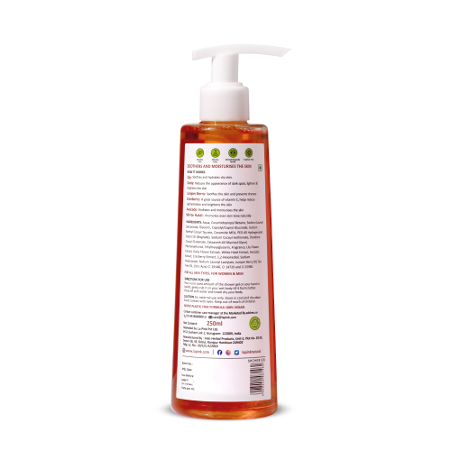 La Pink: Lily Blossom Shower Gel with White Haldi for Soothing and Calming Skin | 100% Microplastic Free Formulation | Suitable for All Skin Types | 250 ML