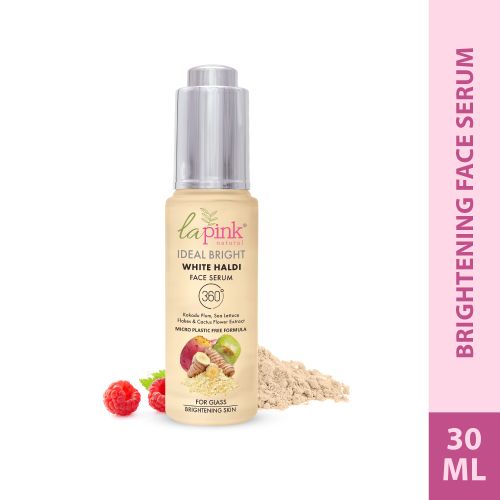 La Pink: Ideal Bright Face Serum | 100% Microplastic Free Formula | For Glass like Brightened skin, Evens Skin Tone for All Skin Types | 30 ml La Pink: Ideal Bright Face Serum | 100% Microplastic Free Formula | For Glass like Brightened skin, Evens Skin Tone for All Skin Types | 30 ml