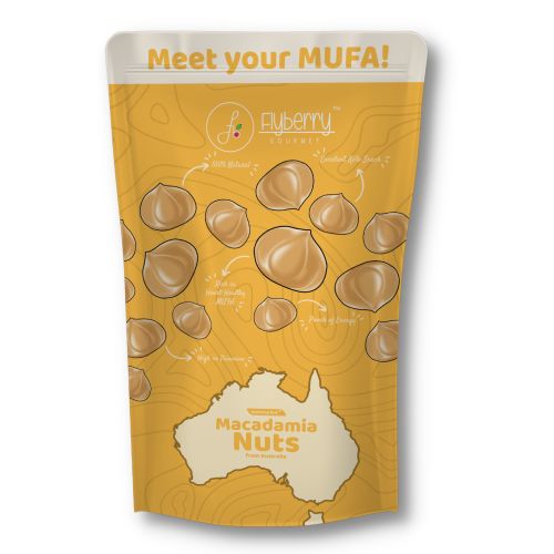 Flyberry Gourmet: Macadamia Nuts 100g | Imported From Australia| Boosts Immunity and Improves Stamina | Rich in Vitamins, Minerals, Fiber, Antioxidants and Healthy fats