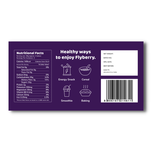 Flyberry Gourmet: Mini Medjoul/Medjool Dates (Khajoor/Khajur) 500g | 100% Natural | Rich in Calcium, Iron and Potassium | Instant Energy