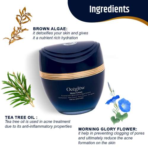 Oceglow: Anti Ageing Water Cream For Women, Anti-Ageing Cream for Wrinkles & Fine lines