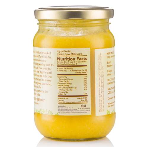 Honey and Spice: Agna A2 Desi Cow Ghee | 250g