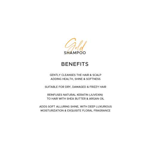 GK Hair: Gold Shampoo 250ML