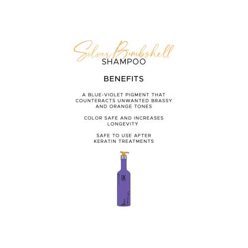 GK Hair: Silver Bombshell Shampoo 710ml