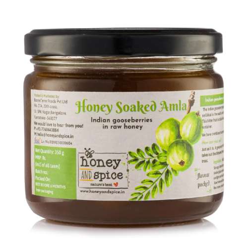 Honey and Spice: Honey Soaked Amla | 350gm